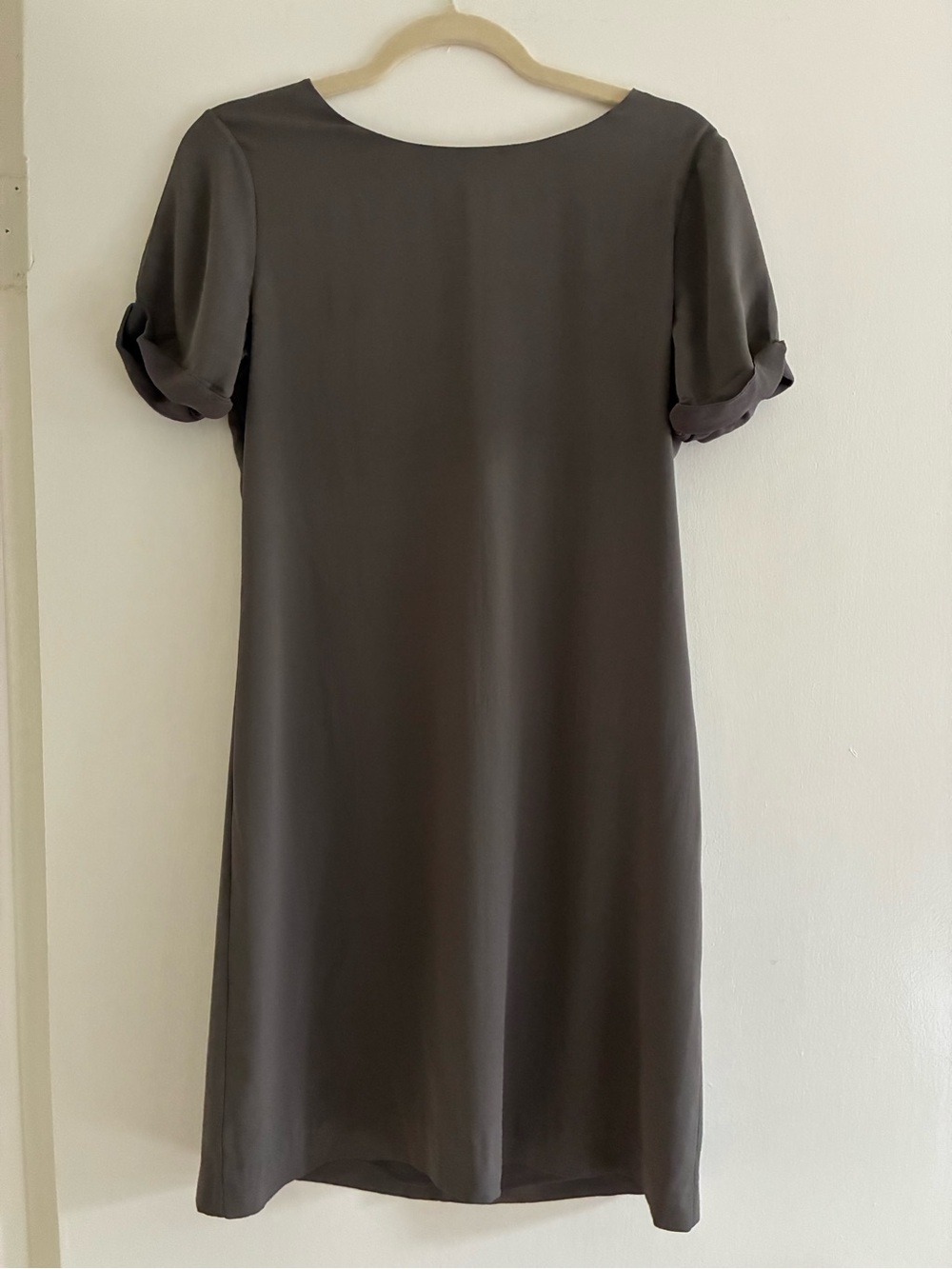Theory Gray Short Sleeve Midi Shift Dress *MOVING SALE*